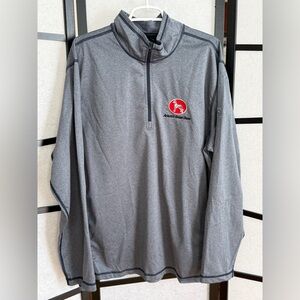 The North Face 1/4 Zip Tech Fleece Pullover Heather Gray ~ Atlantic Great Dane